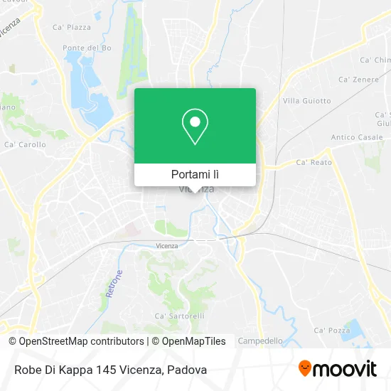 Mappa Robe Di Kappa 145 Vicenza