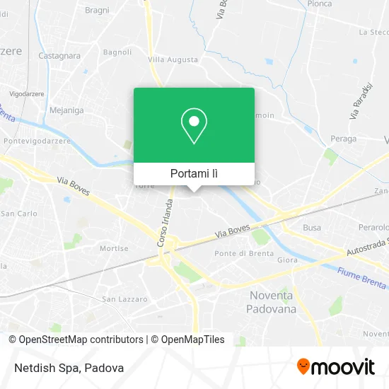 Mappa Netdish Spa