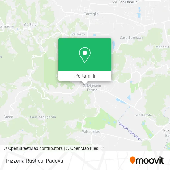 Mappa Pizzeria Rustica