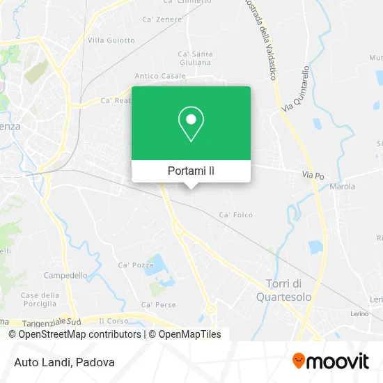 Mappa Auto Landi