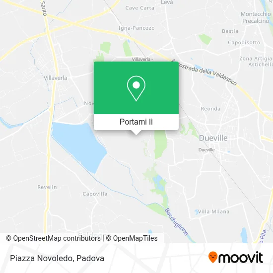 Mappa Piazza Novoledo