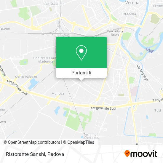 Mappa Ristorante Sanshi