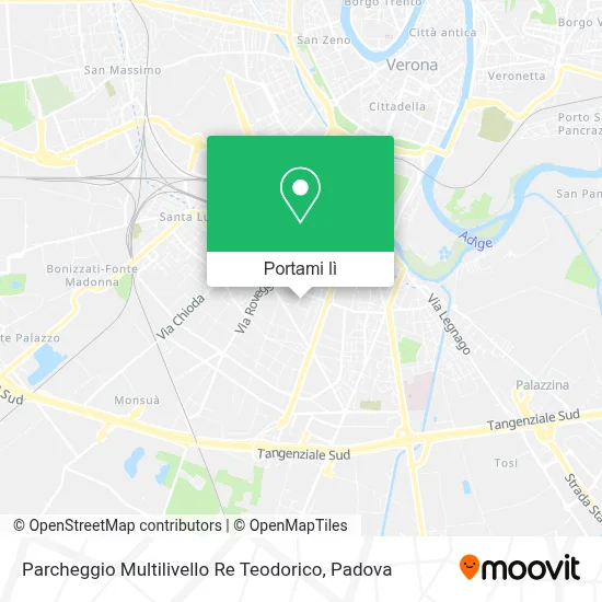 Mappa Parcheggio Multilivello Re Teodorico