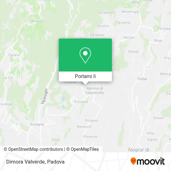 Mappa Dimora Valverde