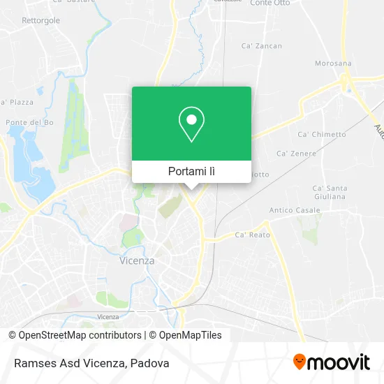 Mappa Ramses Asd Vicenza