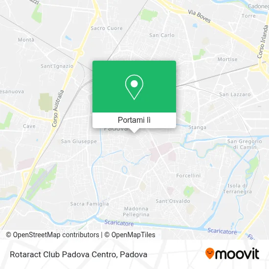 Mappa Rotaract Club Padova Centro