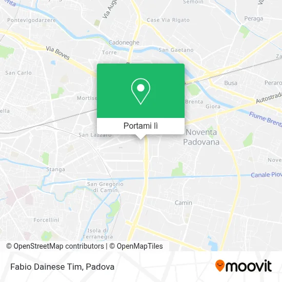 Mappa Fabio Dainese Tim