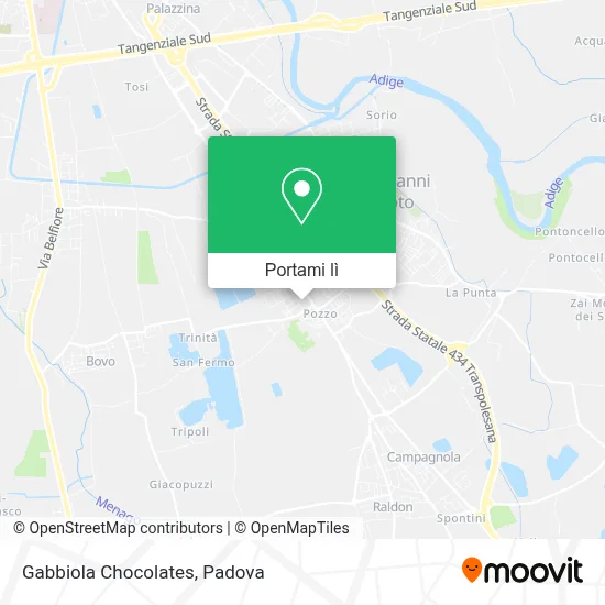 Mappa Gabbiola Chocolates