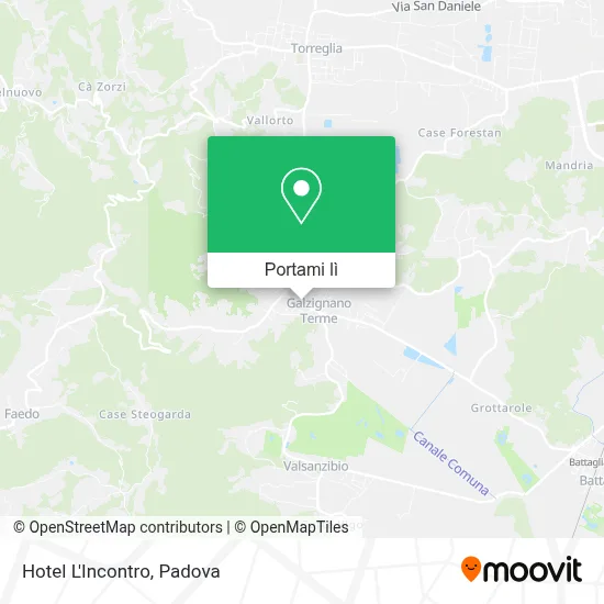 Mappa Hotel L'Incontro
