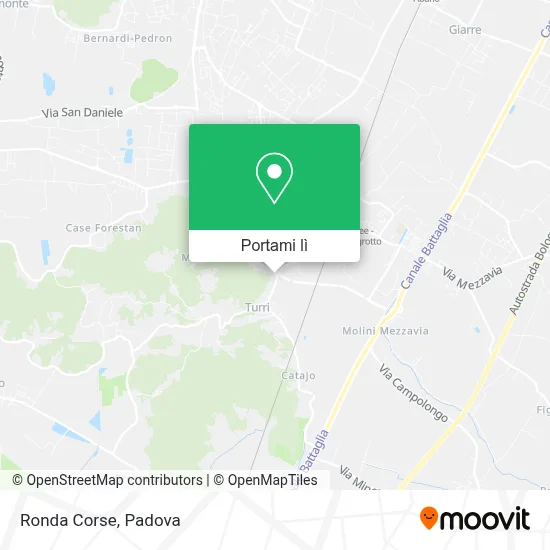 Mappa Ronda Corse