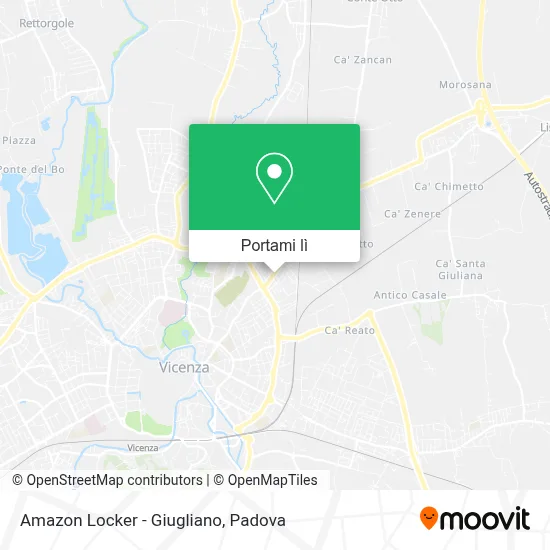 Mappa Amazon Locker - Giugliano