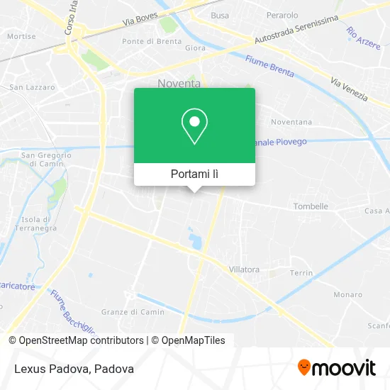Mappa Lexus Padova