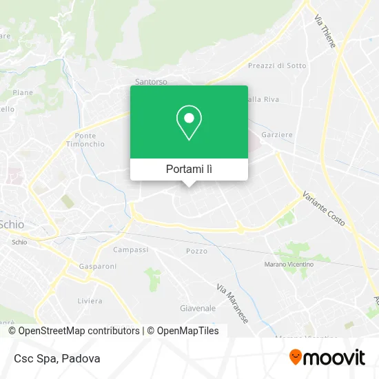 Mappa Csc Spa