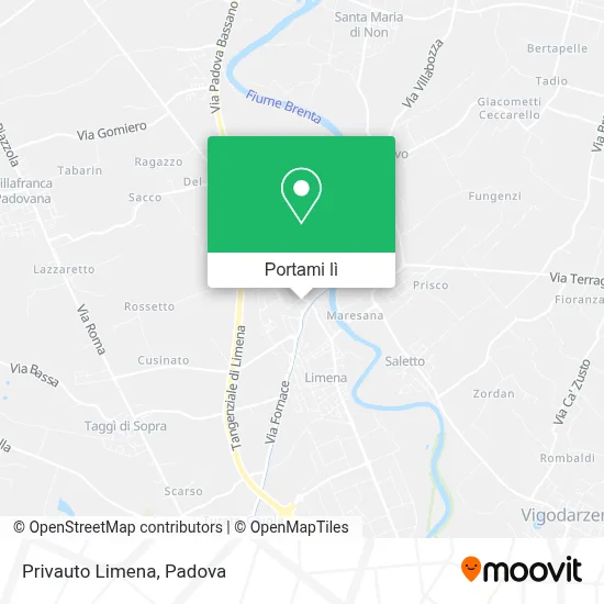 Mappa Privauto Limena