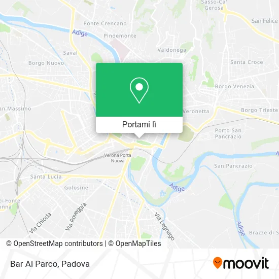 Mappa Bar Al Parco