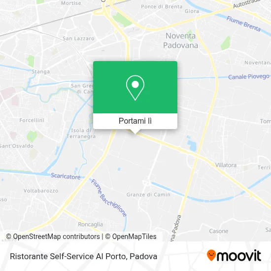 Mappa Ristorante Self-Service Al Porto