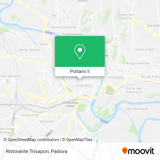 Mappa Ristorante Trisapori