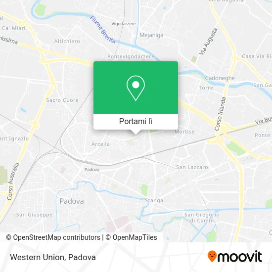 Mappa Western Union
