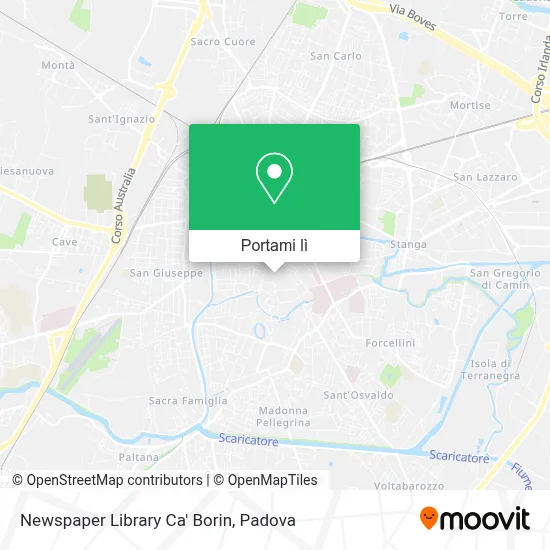 Mappa Newspaper Library Ca' Borin