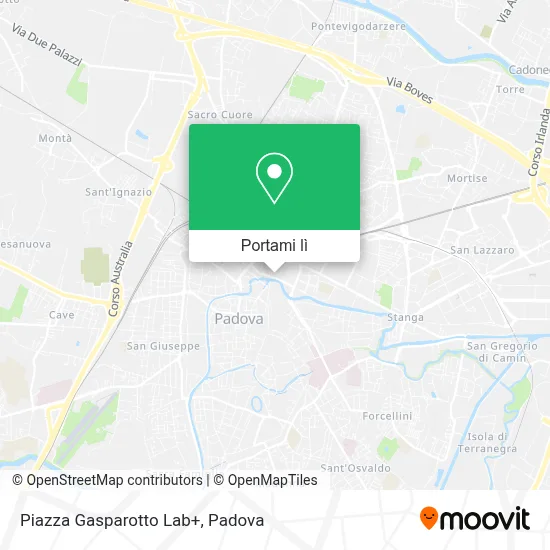 Mappa Piazza Gasparotto Lab+