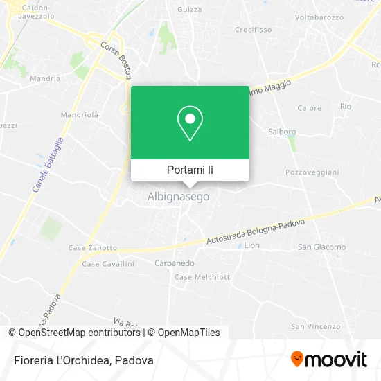 Mappa Fioreria L'Orchidea