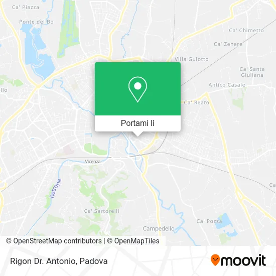 Mappa Rigon Dr. Antonio