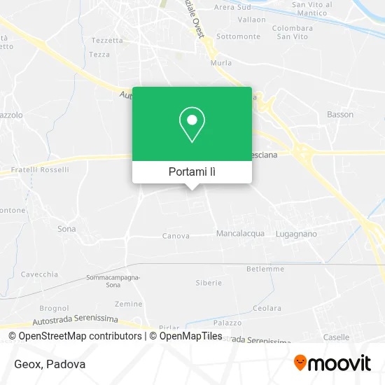 Mappa Geox