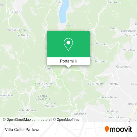 Mappa Villa Colle