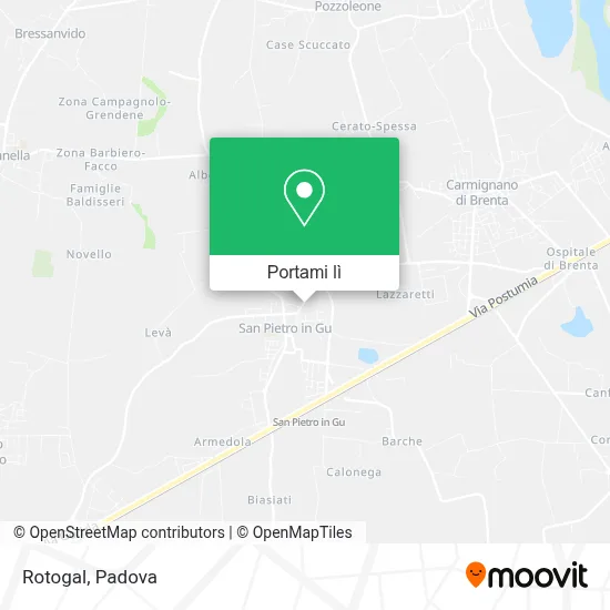 Mappa Rotogal