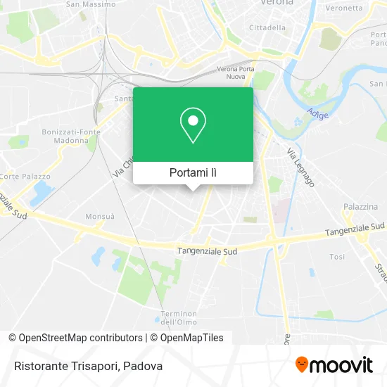 Mappa Ristorante Trisapori