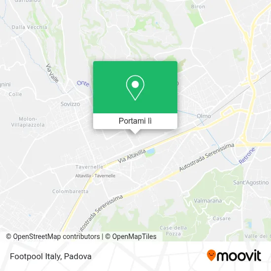 Mappa Footpool Italy