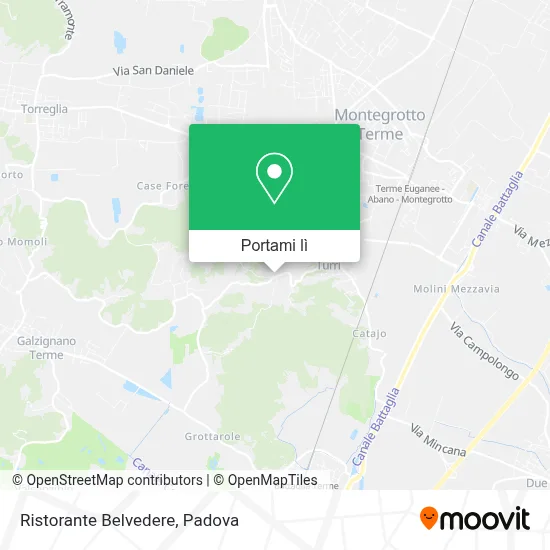 Mappa Ristorante Belvedere