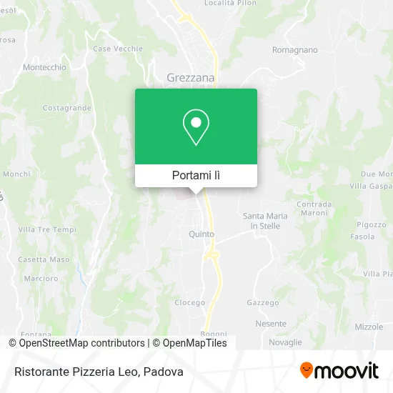 Mappa Ristorante Pizzeria Leo