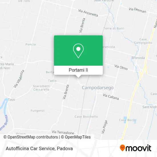 Mappa Autofficina Car Service