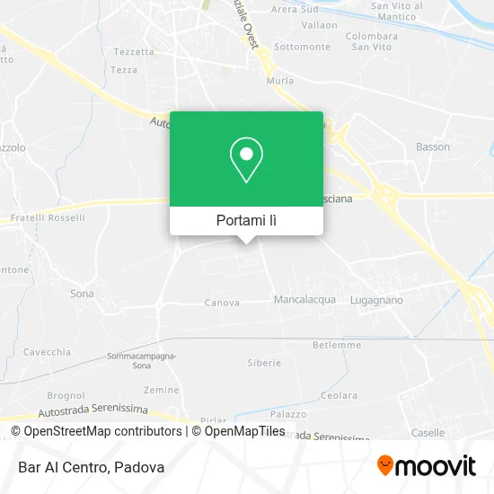 Mappa Bar Al Centro