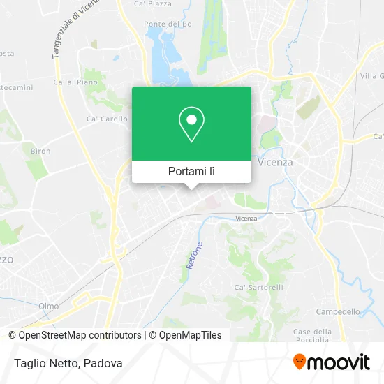 Mappa Taglio Netto