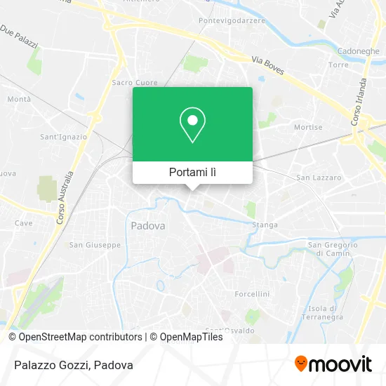 Mappa Palazzo Gozzi