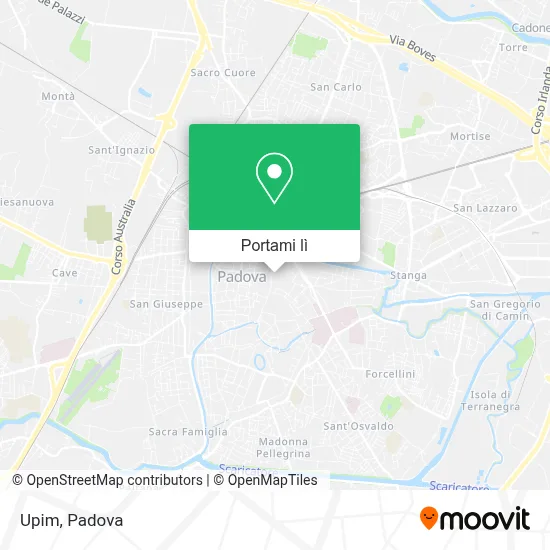 Mappa Upim