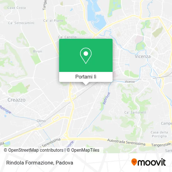 Mappa Rindola Formazione