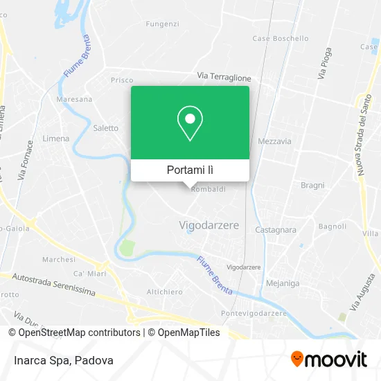 Mappa Inarca Spa