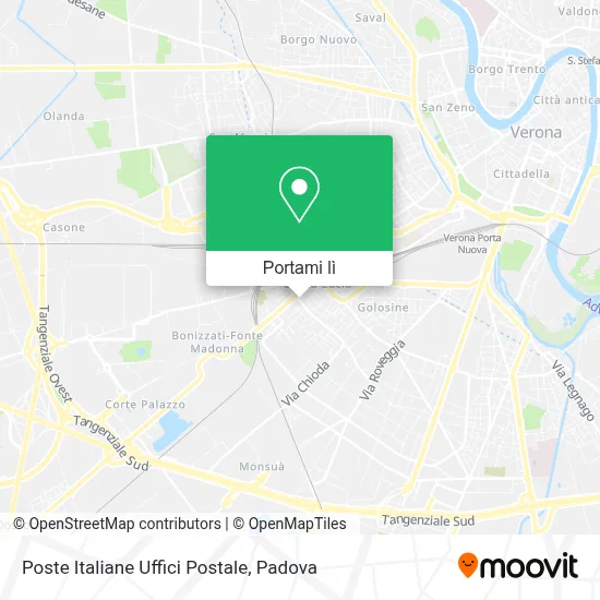 Mappa Poste Italiane Uffici Postale