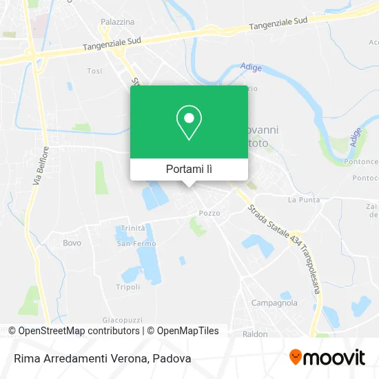 Mappa Rima Arredamenti Verona