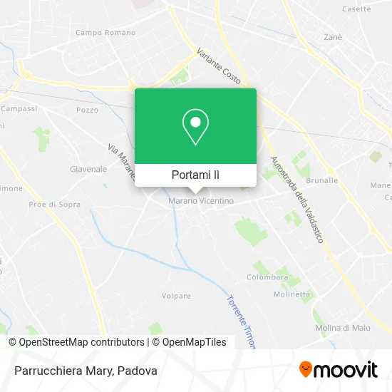 Mappa Parrucchiera Mary