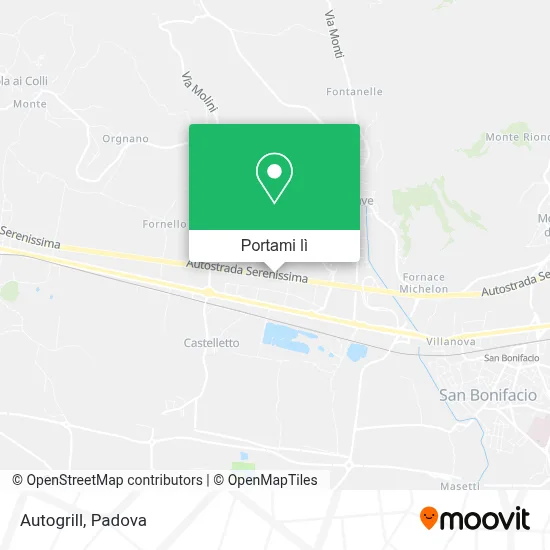 Mappa Autogrill