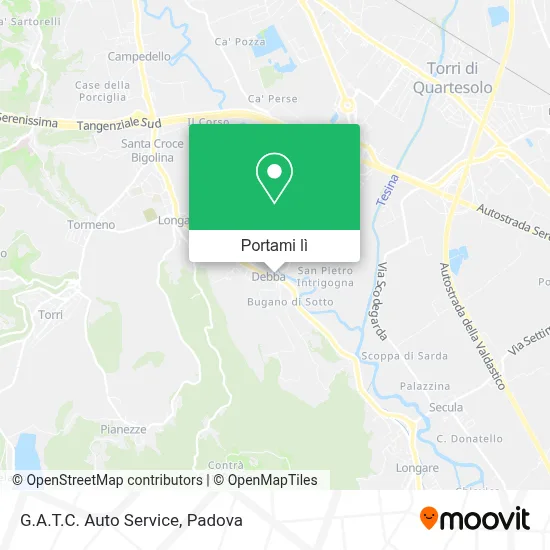 Mappa G.A.T.C. Auto Service