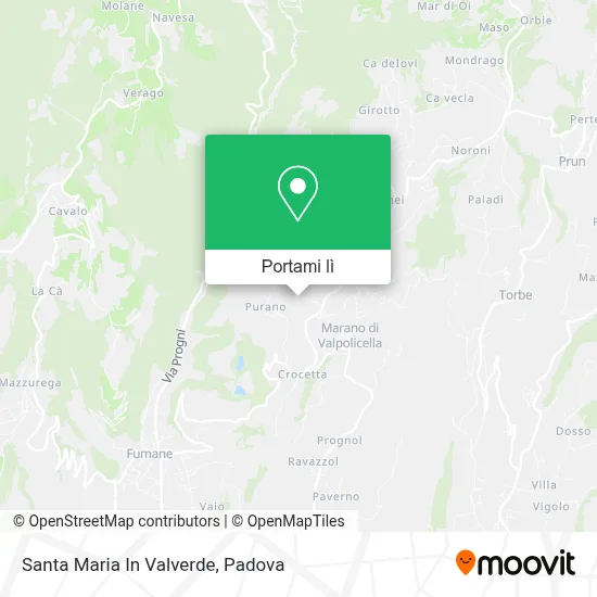 Mappa Santa Maria In Valverde