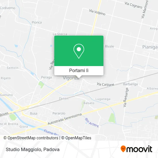 Mappa Studio Maggiolo
