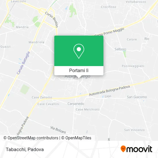Mappa Tabacchi