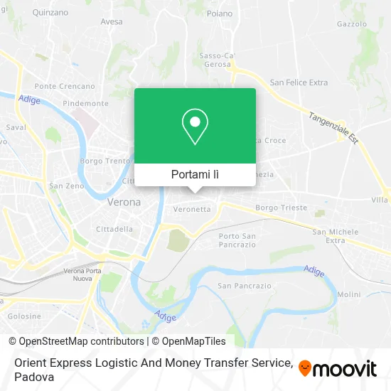 Mappa Orient Express Logistic And Money Transfer Service