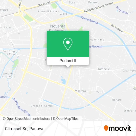 Mappa Climaset Srl